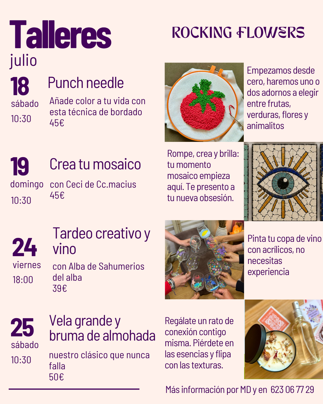 Experiencias junio y julio